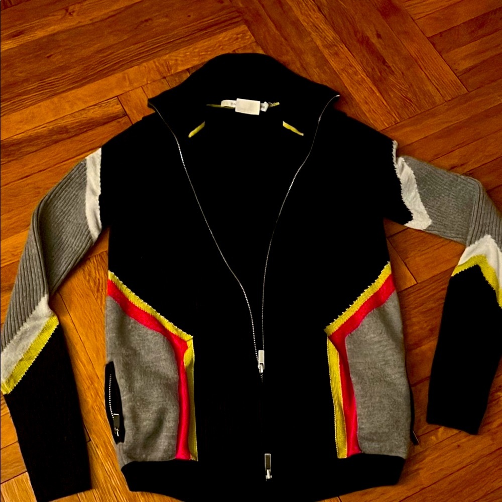 Diane von Furstenberg Black Knit Jacket